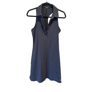 ALO Yoga Deep Blue Sleeveless Mini Dress